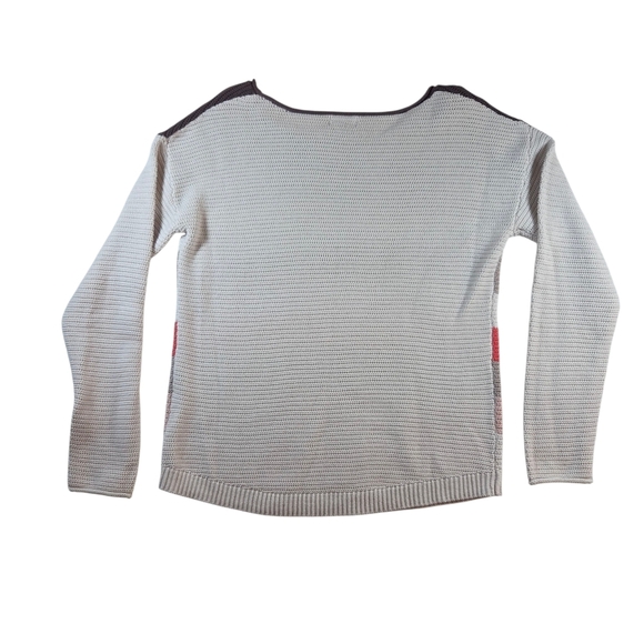 Old Navy Brown Striped Crew Neck Sweater Size Med - Picture 2 of 5